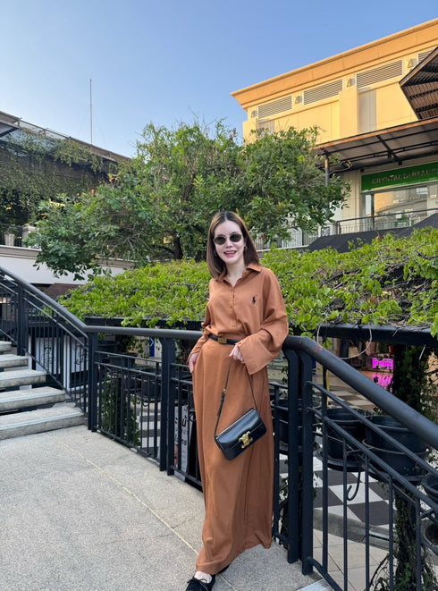 Summer Linen Shirts With Long Skirts Co-Ord Sets